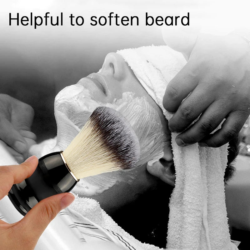 Wooden Handle Beard Shaving Brush