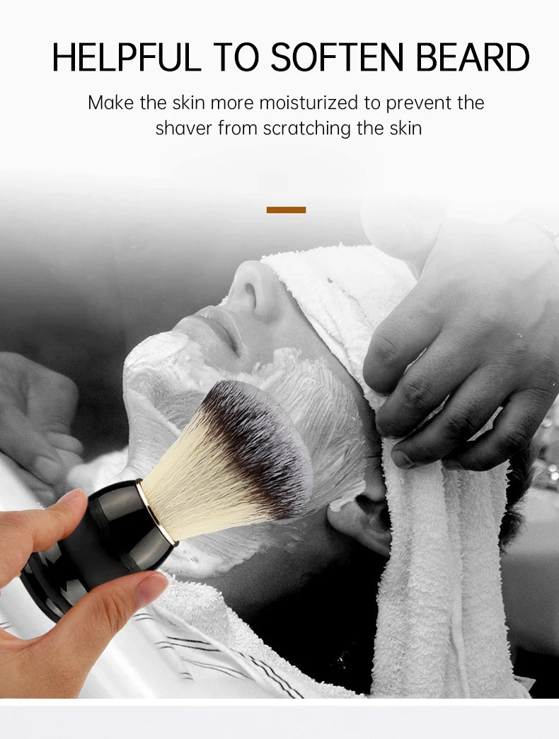 Wooden Handle Beard Shaving Brush