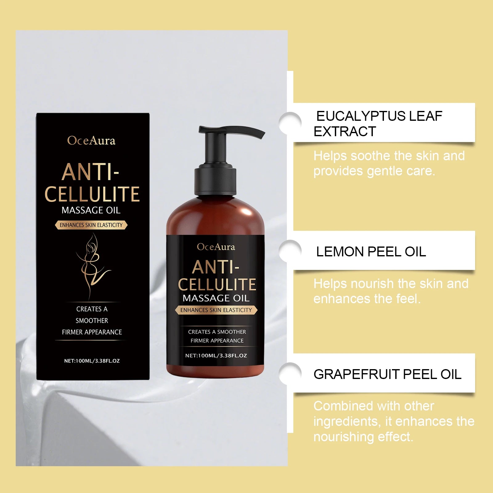 Lemon Grapefruit Body Massage Oil