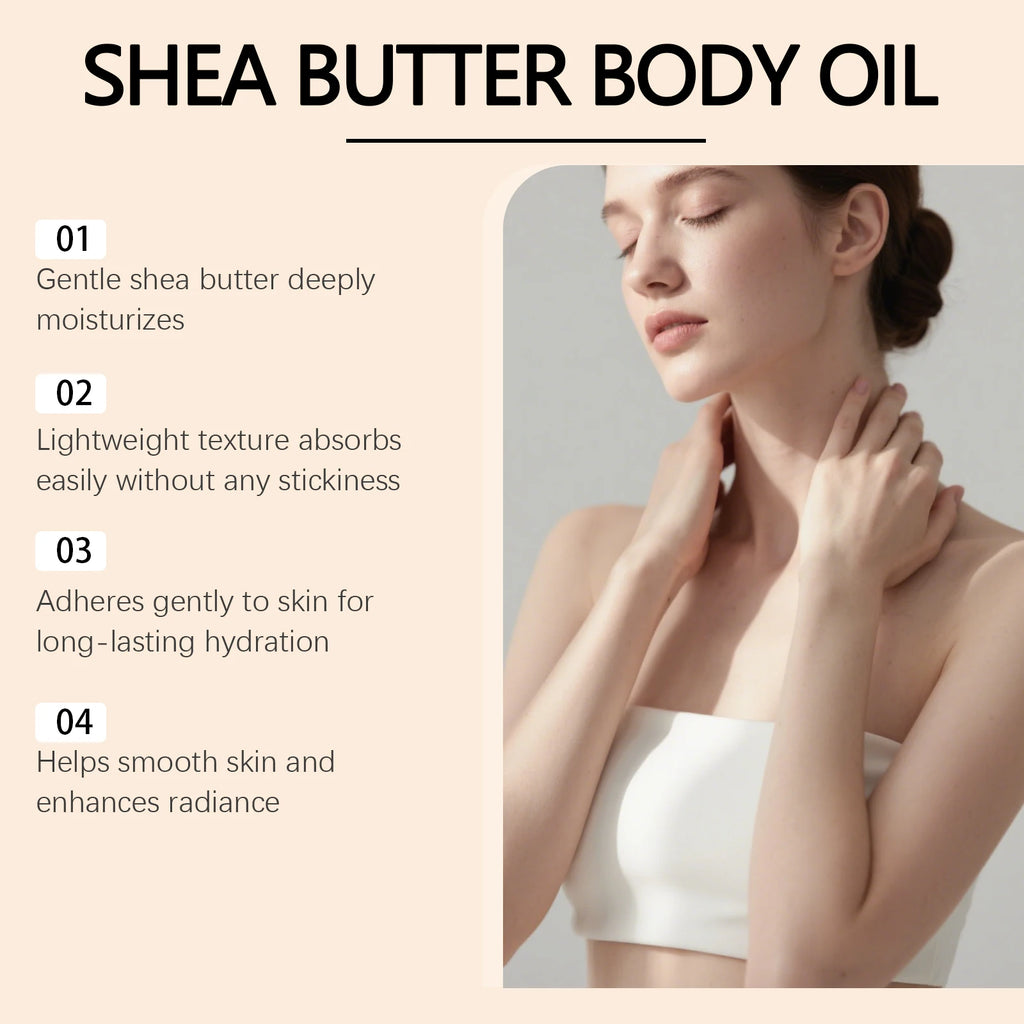 Natural Shea Butter Massage Oil