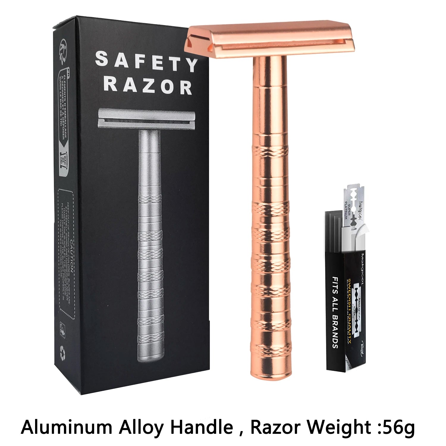 Double Edge Safety Razor + 5 Blades
