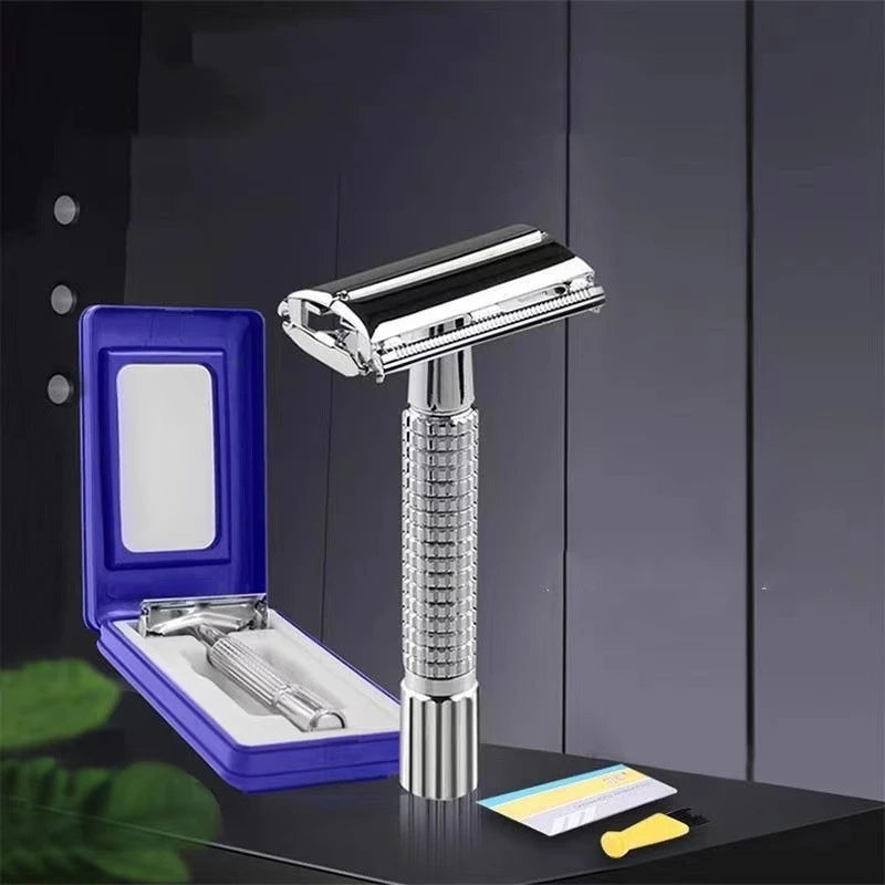 Folding Straight Razor with Blades
