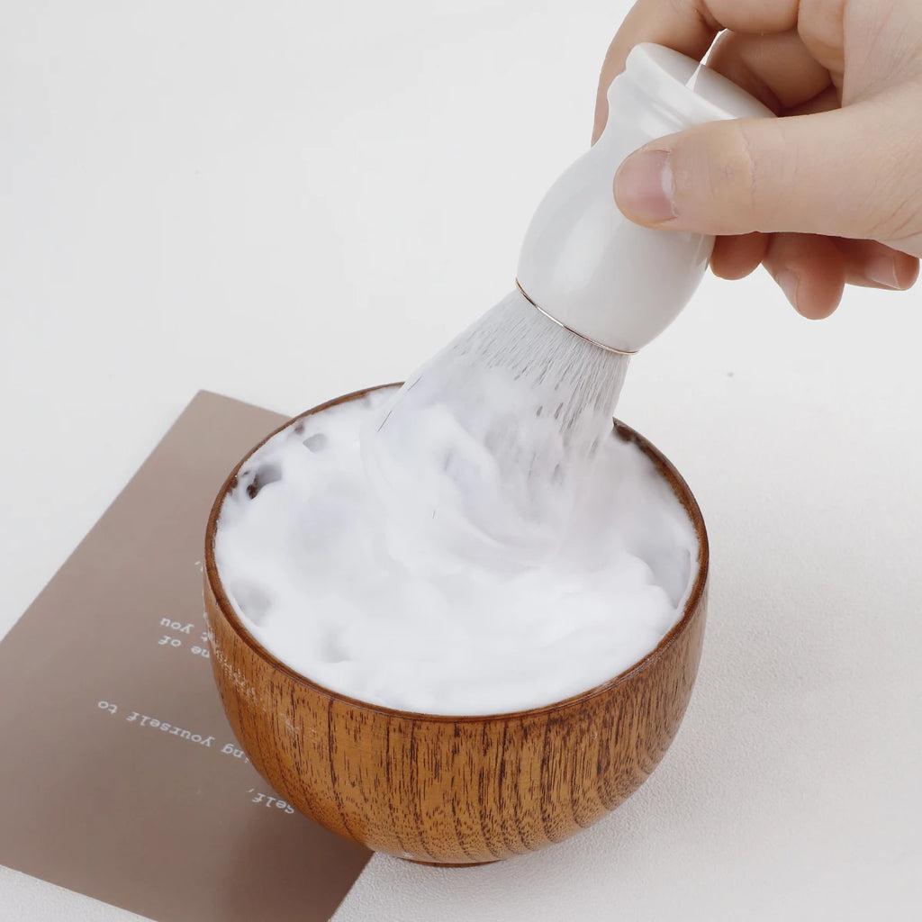 Wooden Handle Beard Shaving Brush