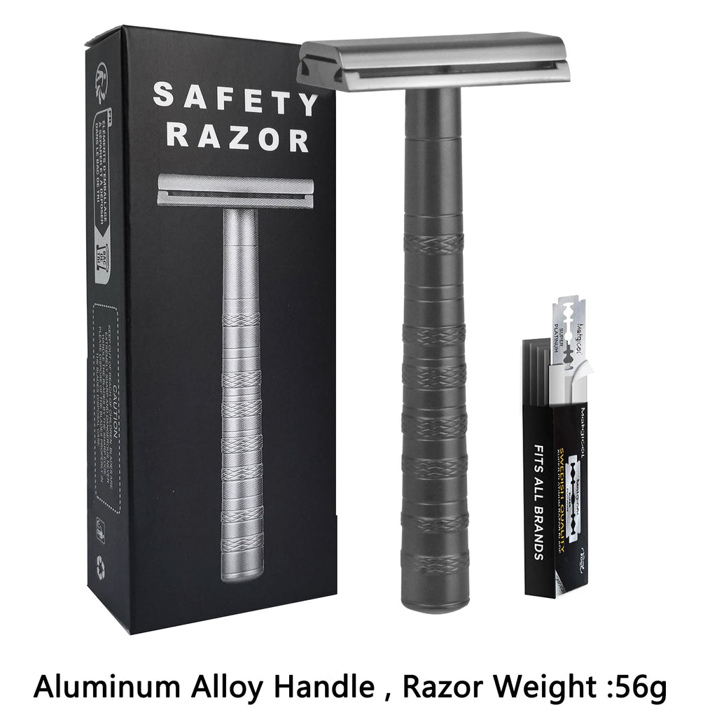 Double Edge Safety Razor + 5 Blades