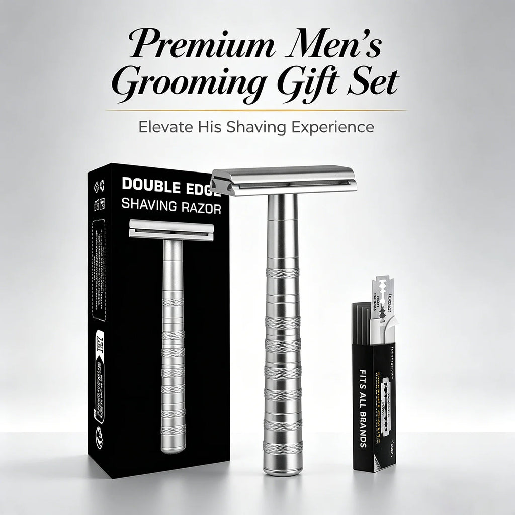 Double Edge Safety Razor + 5 Blades