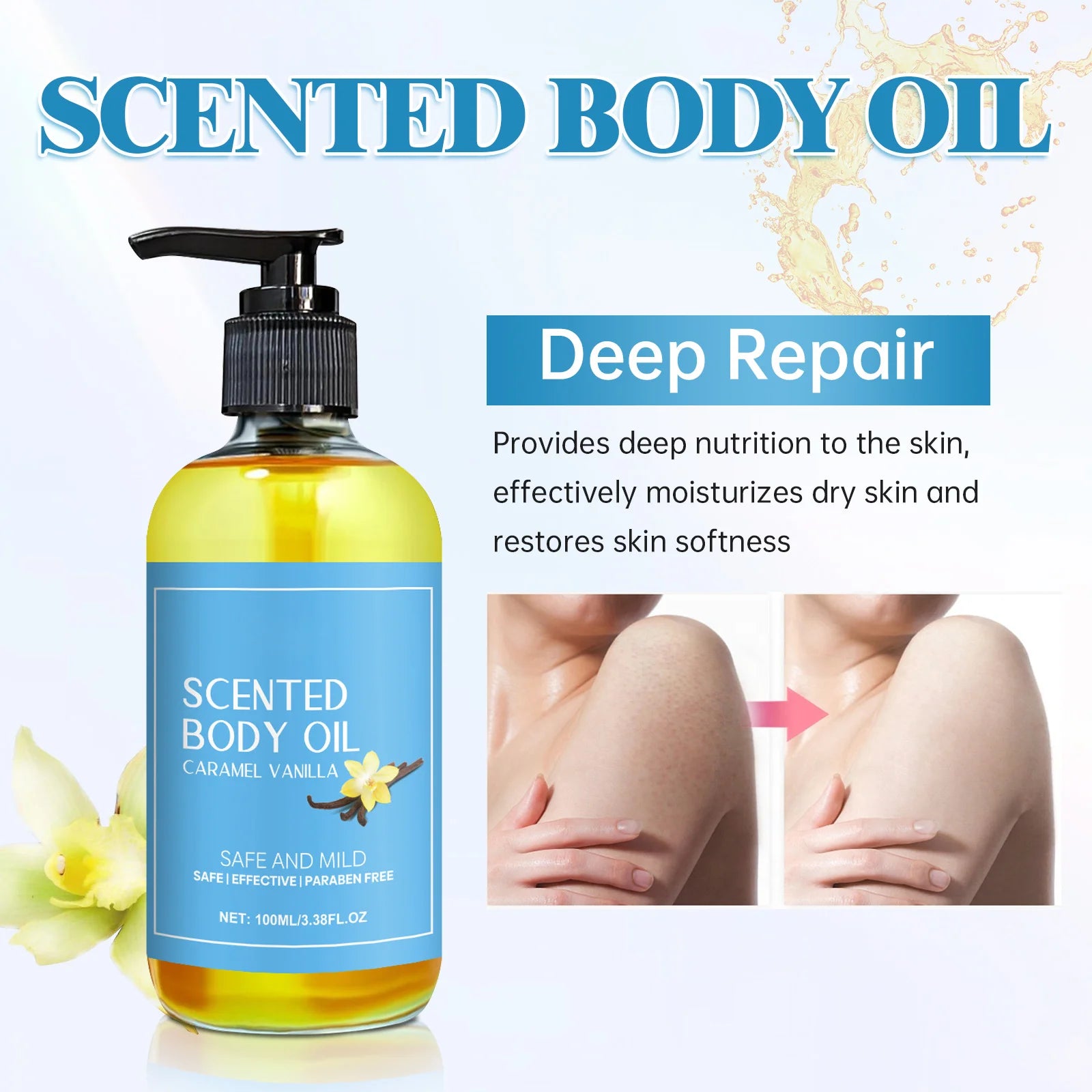 Vanilla Stress Relief Body Oil